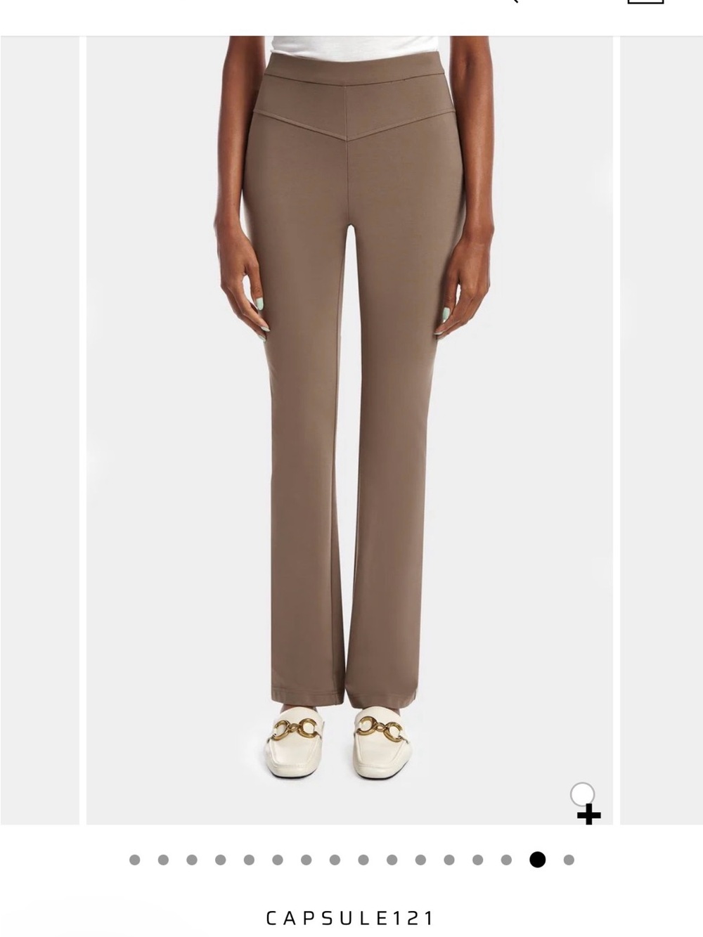 Capsule 121 Taupe Pants.  Fabulous Comfort